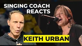 SINGING TEACHER REACTS🎤Keith Urban - "To Love Somebody" Bee Gees Cover