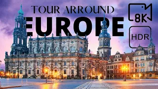 Tour Around EUROPE Cities 8k UHD Destinations - 5 Best Places to Visit in Europe