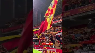 Amazing atmosphere by RC Lens fans! 🔴🟡 #rclens #france #ligue1 #shorts #football #soccer #fans