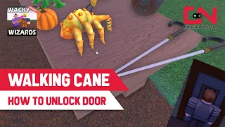 How to Unlock "Walking Cane" & Door | Wacky Wizards 👴🏽 Old Update