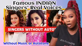 Vocal Coach Reacts to Famous INDIAN Singers' Real Voices WITHOUT Music or Autotone (This is INSANE🔥)