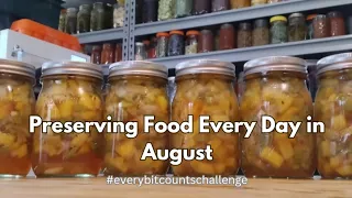 Canning, Freezing, and Drying Food Every Day ~ #everybitcountschallenge