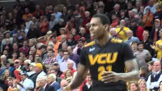 Treveon Graham hits a 3 to beat Virginia