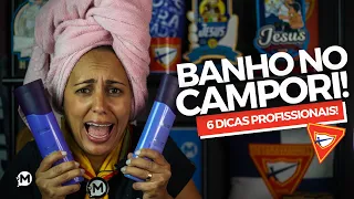 6 DICAS PARA UM BANHO PROFISSIONAL NO CAMPORI!