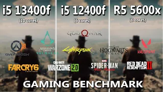 Intel i5 13400F vs i5 12400F vs Ryzen 5 5600X Gaming Benchmark Test | #rtx3060 | @StealthGamerSG