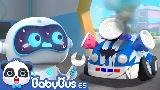 Robot Repara la atrullas | Mecánico Bebé Panda | Videos para Niños | BabyBus en Español