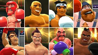 Punch-Out!! Wii HD - All Opponent Select Animations & Quotes