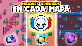 ¿QUÉ BRAWLER ESCOGER EN COMPETITIVO? 🏆 GUÍA DE MAPAS PARA SER UN PRO EN BRAWL STARS