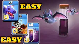 Easy Bat Spell With Hydra Th15 Attack Strategy!! 7 Dragon + 4 Dragon Rider + 6 Bats - Clash of Clans