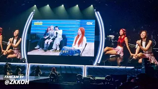 240406 ITZY's Reaction to SG Midzy Fan Video + Ment #4  | ITZY Concert BORN TO BE in Singapore