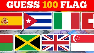 Guess The 100 Flags in The World🌎 | Flag Quiz🧠🤯