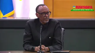 Perezida Kagame yakiriye indahiro za Gen (Rtd) Kabarebe na Francis Gatare 