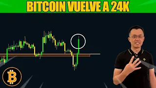 BITCOIN VUELVE A 24K SUBIENDO COMO LA ESPUMA | PRONOSTICO BITCOIN HOY ESPAÑOL