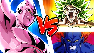 INSANE EVEN WITHOUT 200%!!! LR Super Buu vs Fusion 13 & Broly Red Zone 55% | DBZ Dokkan Battle