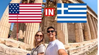 American in Athens, Greece: Exploring the City in 2 Days! A Travel Vlog pt 1