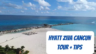 Exclusive Hyatt Ziva Cancun All-Inclusive Tour & Cabana Insights | Trips with Angie