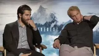 Everest: Jason Clarke & Jake Gyllenhaal Official Movie Interview | ScreenSlam