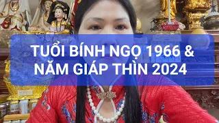 TUỔI BÍNH NGỌ 1966 & NĂM GIÁP THÌN  2024