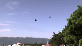 Passage Patrouille de France et Rafale - Aspres sur Buech