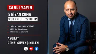 🔴 Avukat Remzi Güvenç Kulen / Canlı Yayın | 5 Nisan CUMA