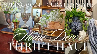 HOME DÉCOR THRIFT HAUL CURATED FOR SPRING 2024 | Thrifted Vintage + Unique Finds @UniquelyLesa