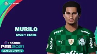 COMO CRIAR O MURILO NO PES 2021 (PALMEIRAS) EFOOTBALL