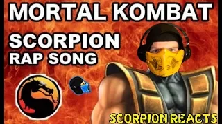 Scorpion & Sub-Zero REACT - SCORPION RAP SONG - MORTAL KOMBAT | MKX PARODY REACTION!