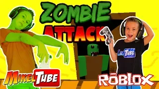 Intentamos Escapar de los Zombie Attack en ROBLOX