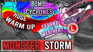 Upcoming MONSTER Storm... Major Snowstorms, Severe Weather, HUGE Pattern Flip