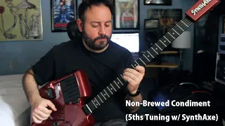 Allan Holdsworth - Non Brewed Condiment (5ths Tuning) Lesson & Tutorial w/ SynthAxe