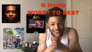 Ranking G HERBO Worst to Best