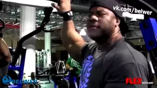 ФИЛ ХИТ Тренировка спины.На русском.Phil Heath training back.