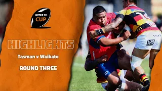 RD 3 HIGHLIGHTS | Tasman v Waikato (Mitre 10 Cup 2020)