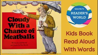 🌧 Kids Books Read Aloud | Cloudy With a Chance of Meatballs by Judi Barrett | Children’s Books