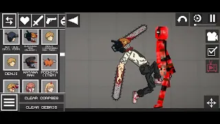 deadpool vs chainsaw man and katana man and aki