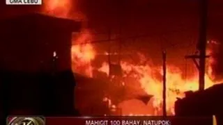 24Oras: Mahigit 100 bahay sa Mandaue, Cebu, natupok; Mahigit 700 pamilya, apektado