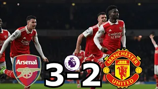 Arsenal 3-2 Manchester United (Insane Match🔥🤯) Extended Highlights | Premier League 2022-23