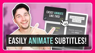 How to Create Animated Subtitles for Video | ONE CLICK! 🔥