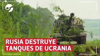 Russian Army Destroys Ukrainian Armoured Vehicles, Defence Positions