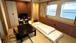 【JAPAN’s FERRY】Hokkaido Otaru→Niigata $160 Japanese-style Cabin 16-hour Ferry Trip