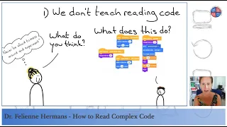 "How to Read Complex Code" by Dr Felienne Hermans (@felienne)