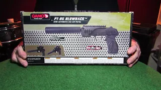 Gamo PT85 Tactical Blowback Pistol Review & Shoot