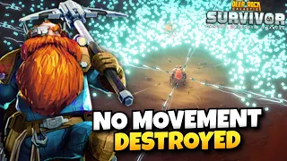 My Best "No Movement Challenge" Run | Deep Rock Galactic: Survivor Gameplay