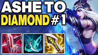 How to play Ashe in Low Elo - Ashe Unranked to Diamond #1 | League of Legends