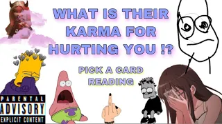 (PICK A CARD) WHAT IS THEIR KARMA FOR HURTING YOU ?! 🤬 & WHAT HAPPENED 🧚🏻GHETTO🧚🏻