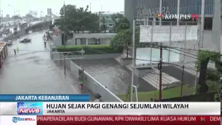 Diguyur Hujan Deras, Jakarta Dikepung Banjir