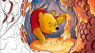 [Speedpaint] Happy Color By Number (Disney Rare Pics) Disney Winnie The Pooh