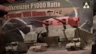 1/144 Takom P1000 Ratte model kit review