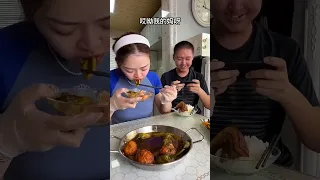 Funny Husband and Wife Yummy Food Eating Challenge 🍲🤣🤣🤣