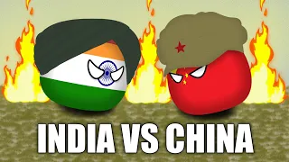 India China War - Countryballs